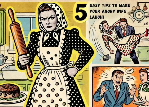 5 Fun Ways to Make Your Angry Wife Laugh